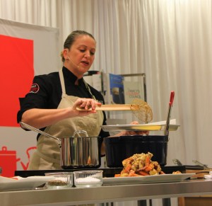 Interview with Macy's Culinary Council Chef Michelle Bernstein at Fall Cooking Demo in Boca Raton, Florida - MyWellness RD